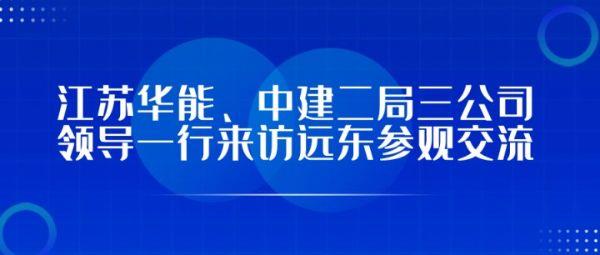 江苏华能、中建二局三公司领导一行来访远东参观交流