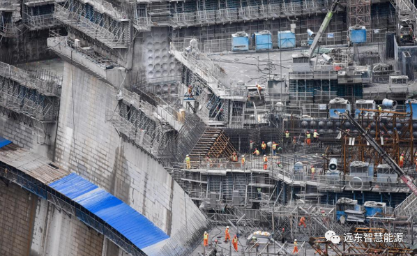 世界最大在建水电站白鹤滩水电站